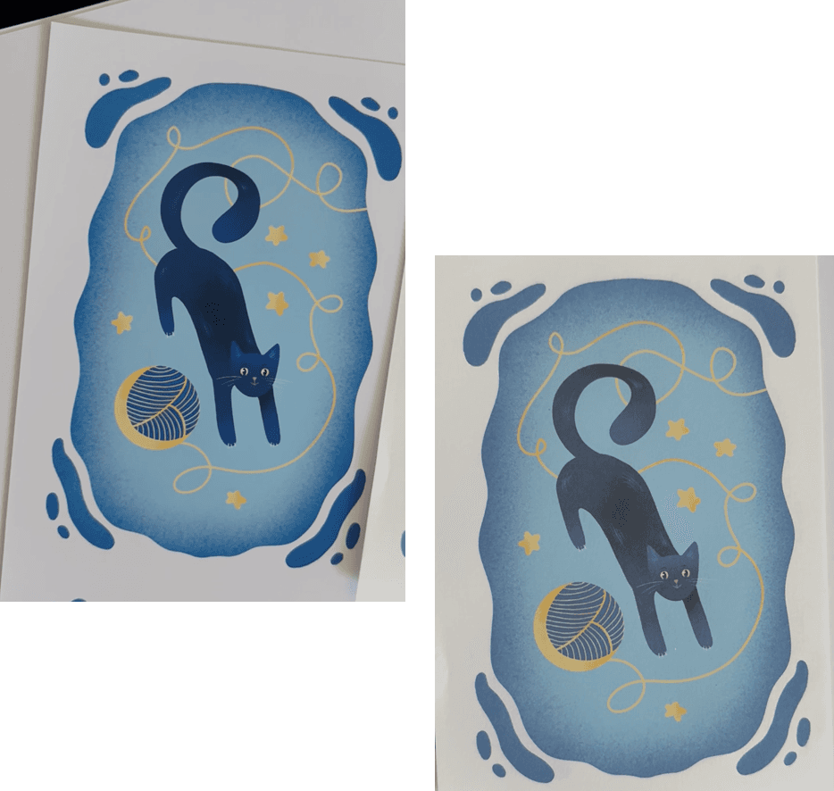 Verschiedene Papierarten im Vergleich